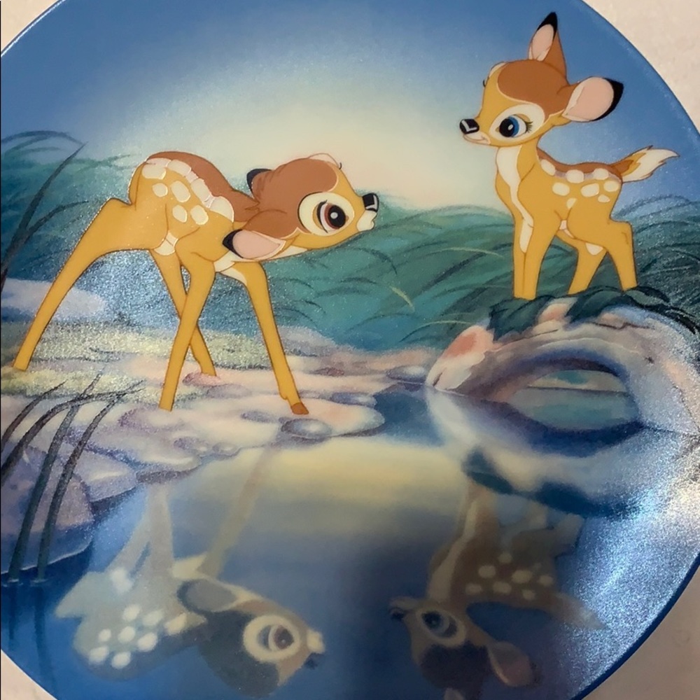 PLATE #1 Knowles Disney’s Bashful Bambi Limited Collectible Plate - Picture 2 of 8